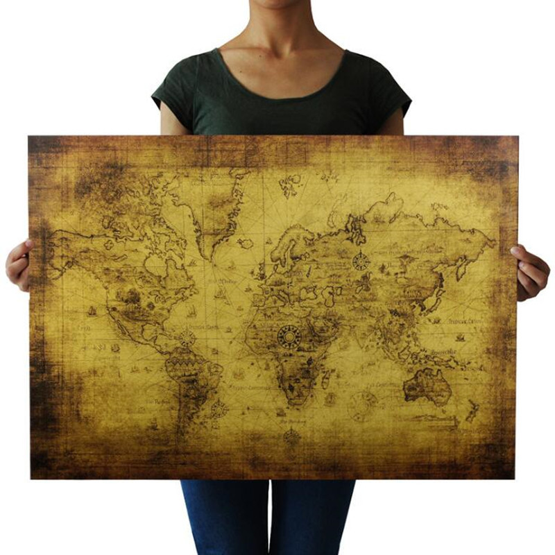 Star Map Poster - Póster grande Vintage del mapa del