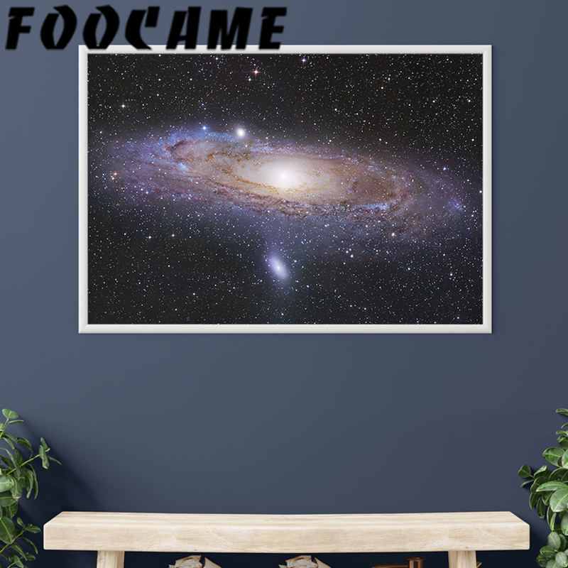 Andromeda Space Galaxy Stars M - Star Map Poster reseña y precio